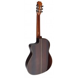 Outlet B03 - Antonio De Toledo Modelo E15 Cedro CEQ Fishman Con Cutaway AT-15CE Cut con Puente Reparado y Alguna Marca De Uso
