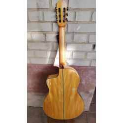 Outlet B08 - C320.590CE Guitarra Flamenca Vicente Tatay con Mucha Altura De Las Cuerdas y AlgúN PequeñO Defecto en el Aro - Fond