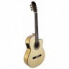 Outlet B08 - C320.590CE Guitarra Flamenca Vicente Tatay con Mucha Altura De Las Cuerdas y AlgúN PequeñO Defecto en el Aro - Fond