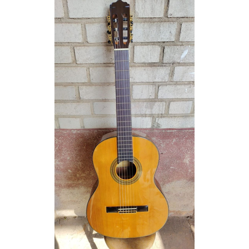 Outlet B12 - C320.205C Guitarra Clasica Vicente Tatay con Puente Reparado - Fondo de Caoba con Tapa Maciza de Cedro - Acabado Br