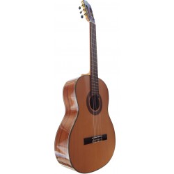 Outlet B12 - C320.205C Guitarra Clasica Vicente Tatay con Puente Reparado - Fondo de Caoba con Tapa Maciza de Cedro - Acabado Br