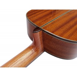 Outlet B12 - C320.205C Guitarra Clasica Vicente Tatay con Puente Reparado - Fondo de Caoba con Tapa Maciza de Cedro - Acabado Br
