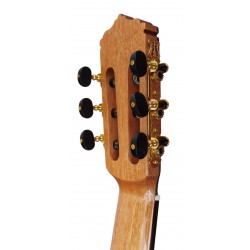 Outlet B12 - C320.205C Guitarra Clasica Vicente Tatay con Puente Reparado - Fondo de Caoba con Tapa Maciza de Cedro - Acabado Br