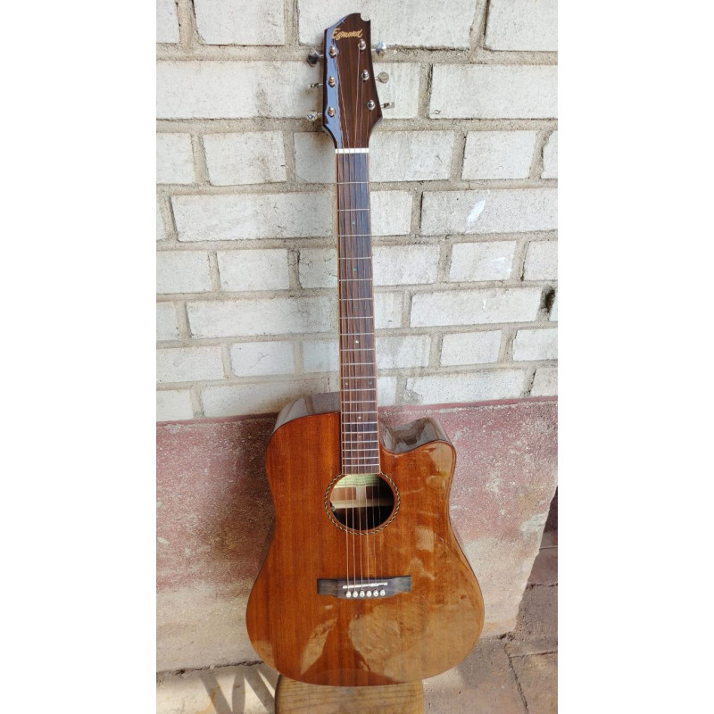 Outlet B14 - Egmond Guitarra Acustica EG-105EQ Toda Maciza con Rajita Debajo De DiapasóN